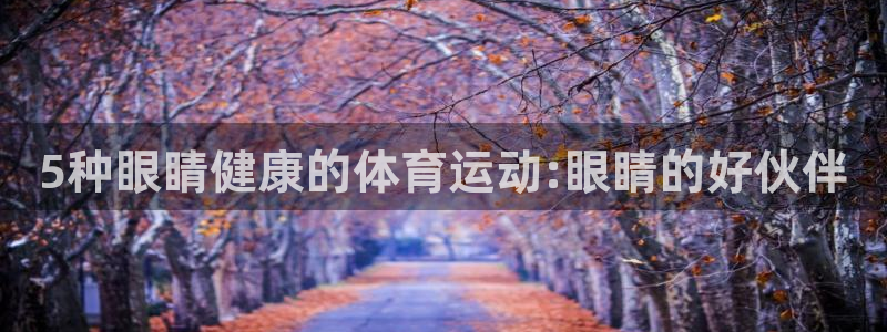 黑白体育NBA直播：5种眼睛健康的体育运动:眼睛的好伙伴
